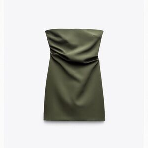 Zara strapless dress